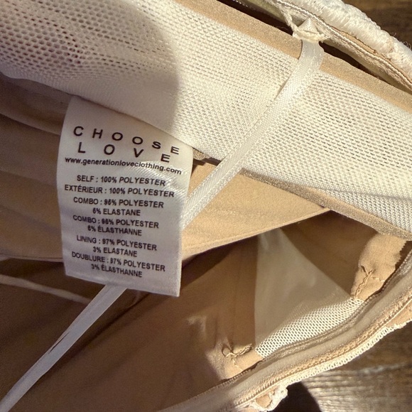 NEW Generation Love Floral Lace Strapless bustier top - Picture 11 of 11